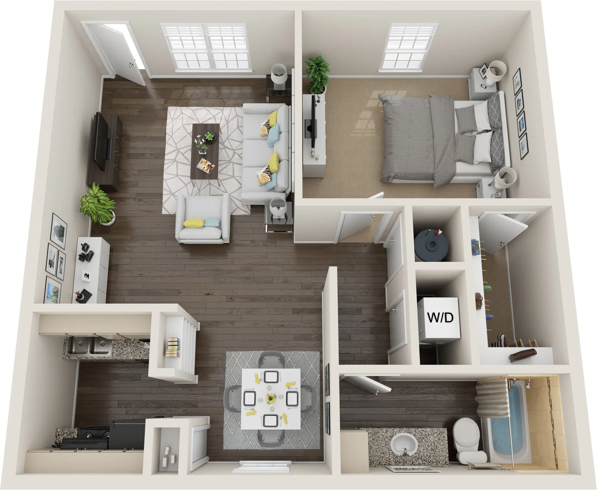 Midtown Manor A1 Floor plan