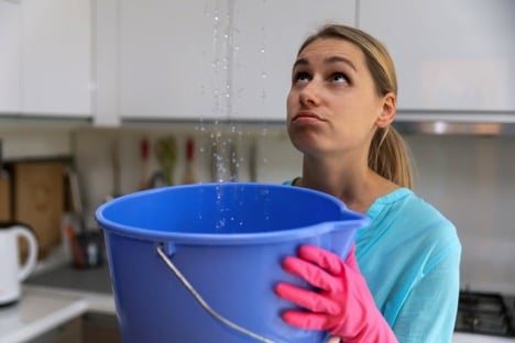 leaking roof