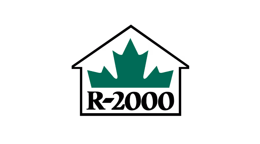 Logo de Canadian Tire avec une feuille d'érable verte au-dessus du texte.