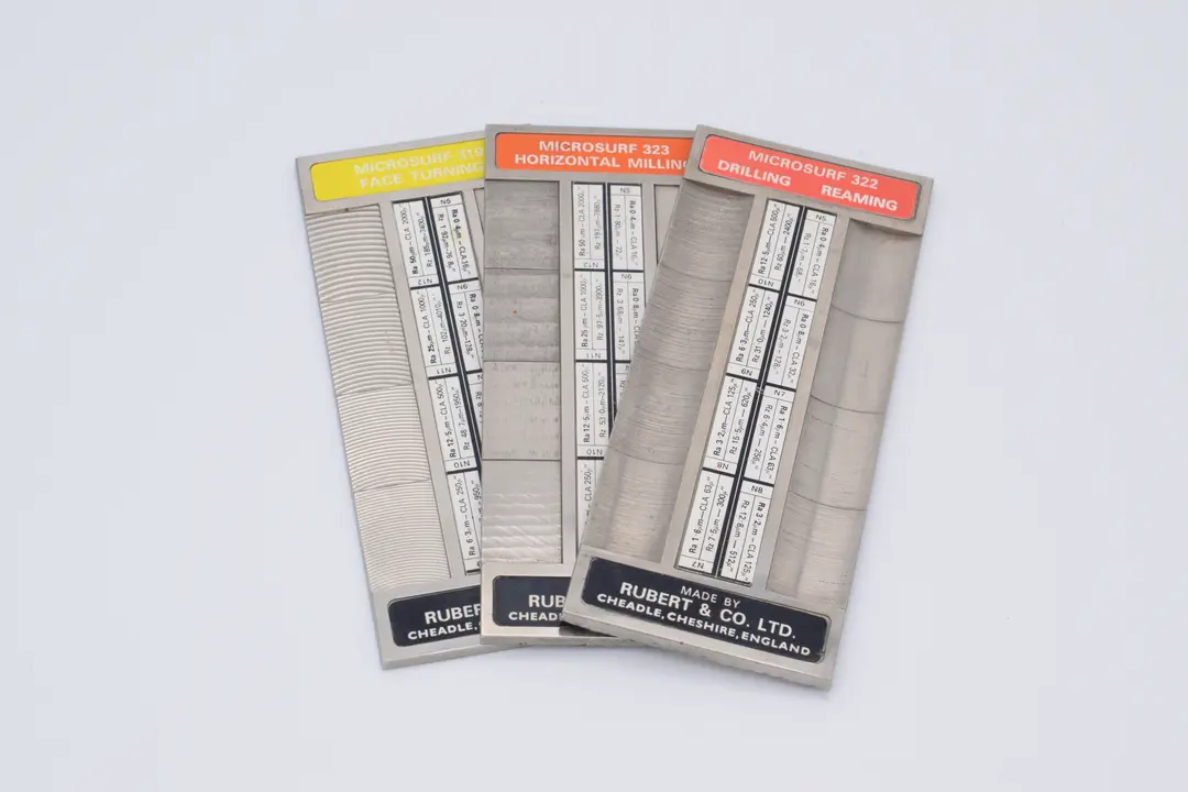 Surface finish comparators