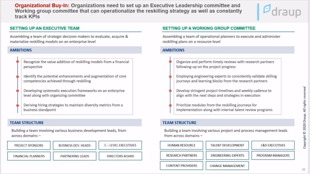 Governance Framework for Reskilling