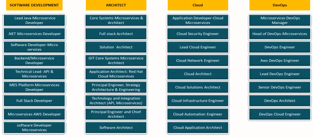 Microservices talent