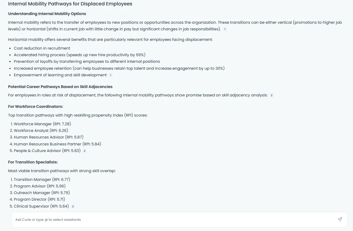 Reskilling and Redeploying Talent