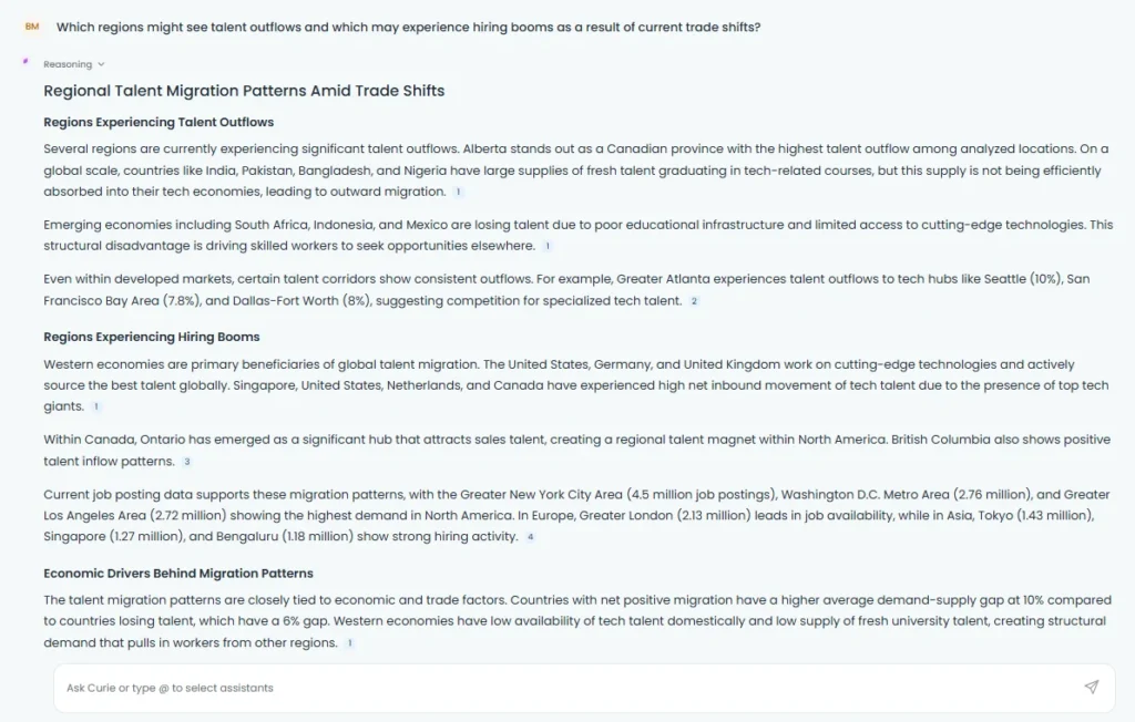 Forecasting Global Talent Flows 