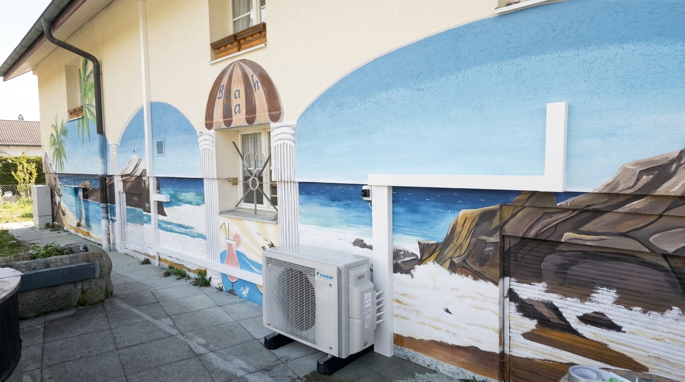Zwei Anlagen, ein warmes Zuhause. Elektroheizung Geschichte.