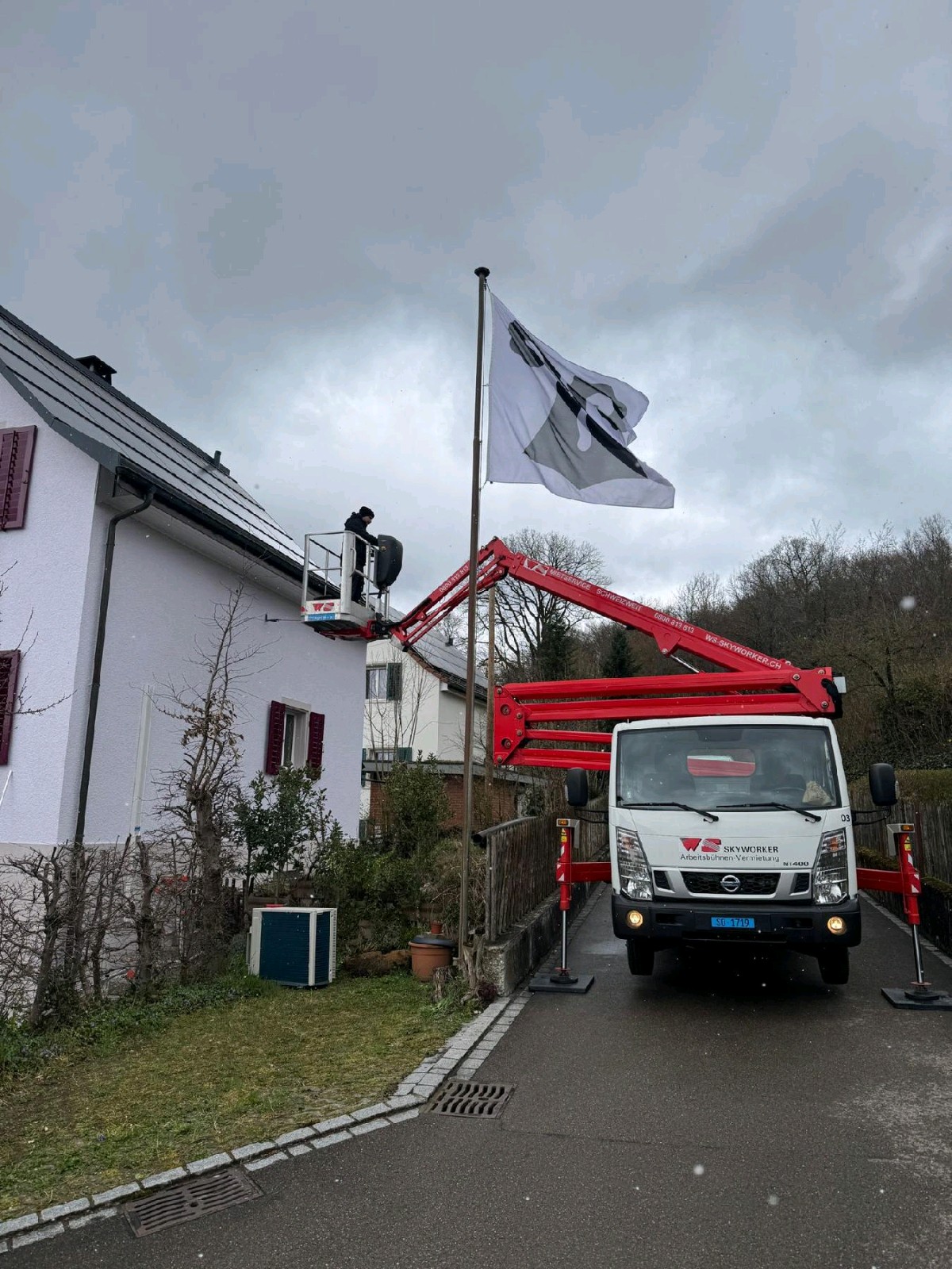 Einfamilienhaus in Wiesendangen mit Luft/Luft-Wärmepumpe