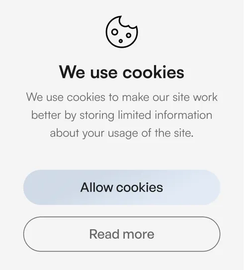 Cookies Pop Up Asset