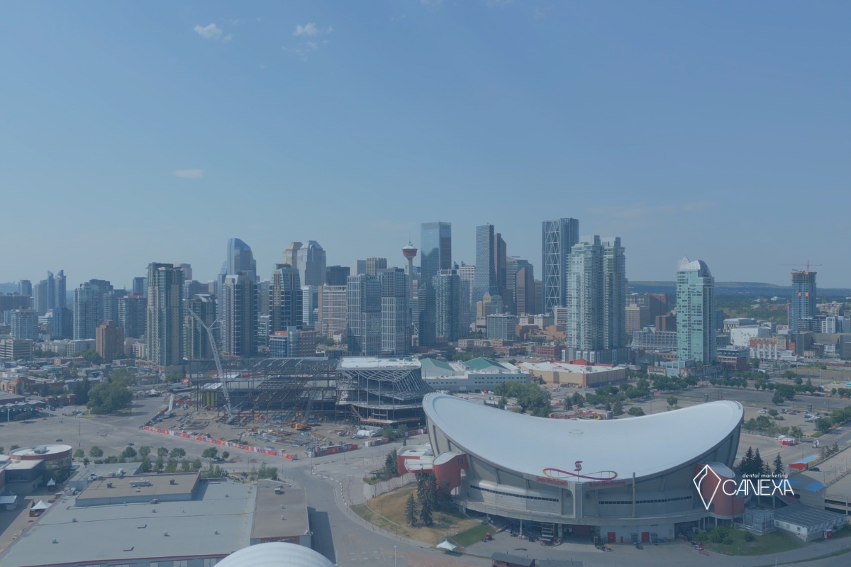 An image of Calgary skyline by Canexa Marketing