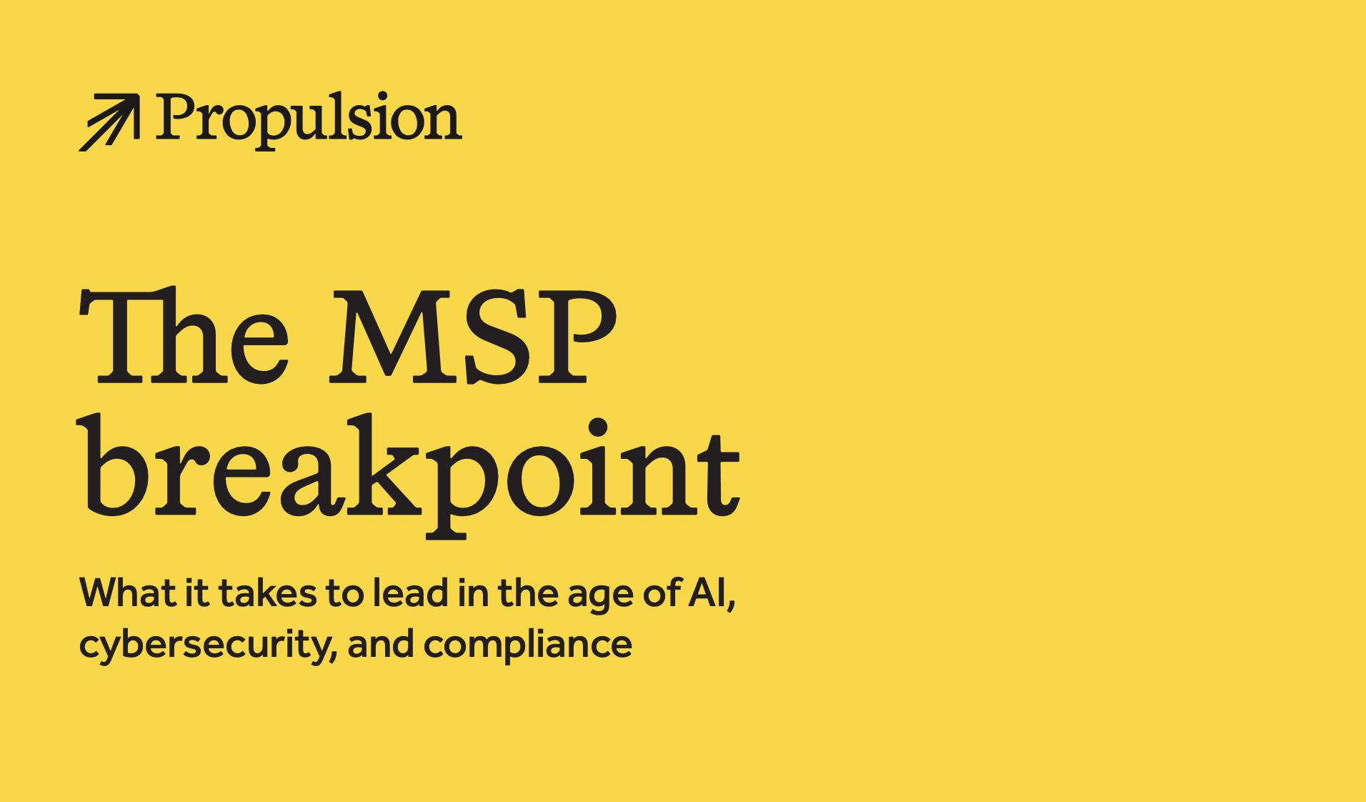 The MSP Breakpoint