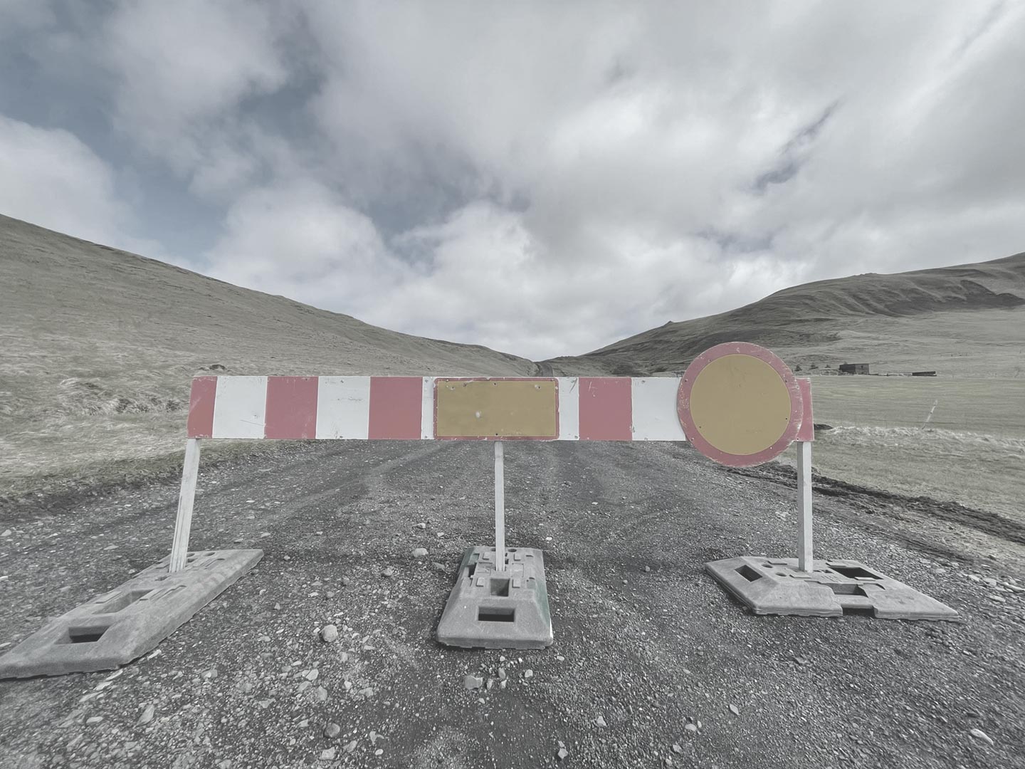 road block image