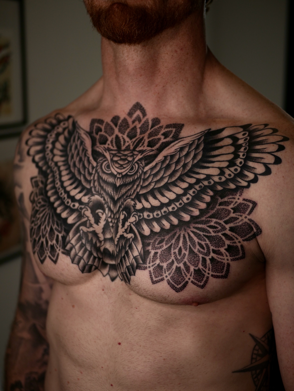 Vin Ink Tattoo Emmeloord Oldschool Uil Owl