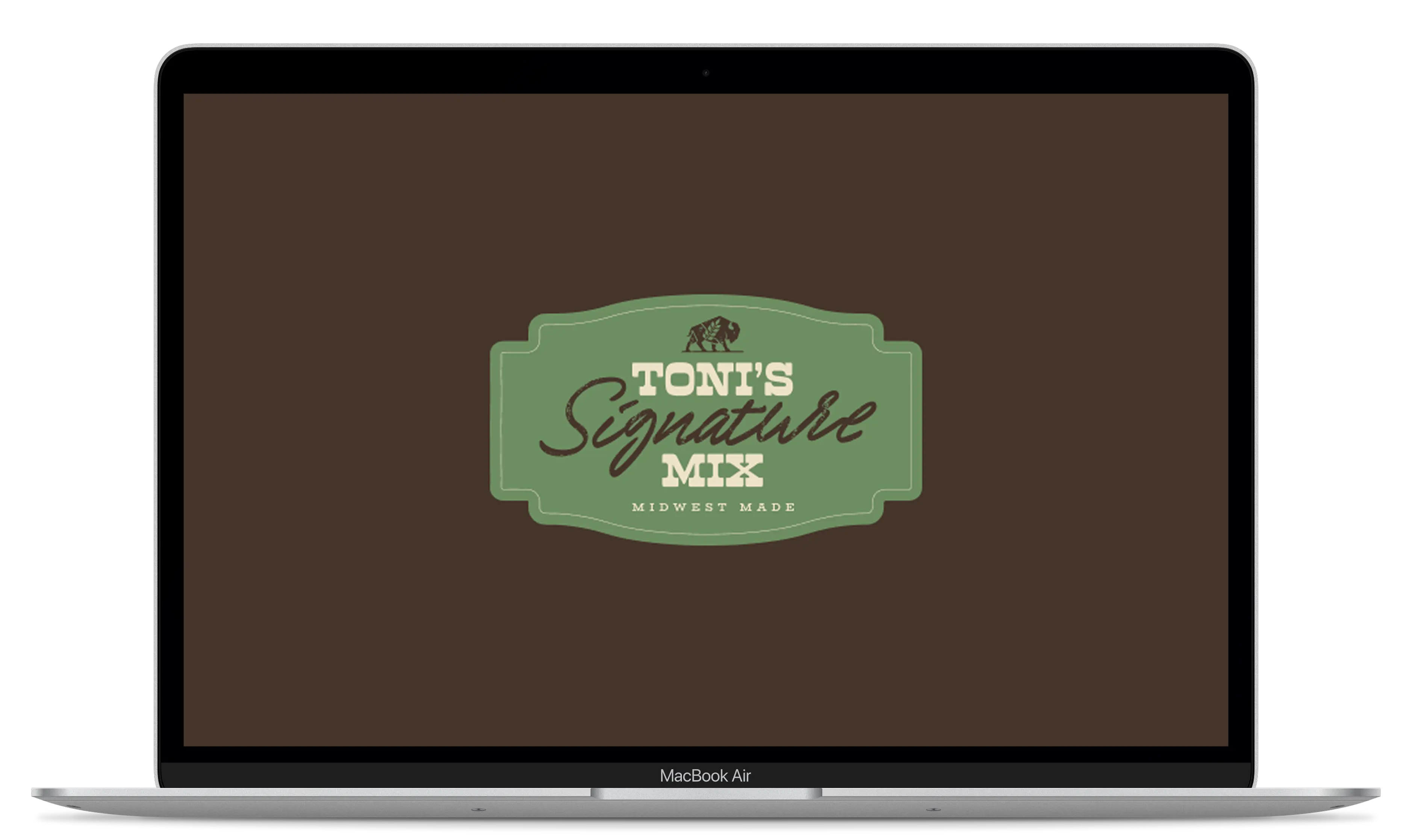 Toni's Signature Mix logo on screen