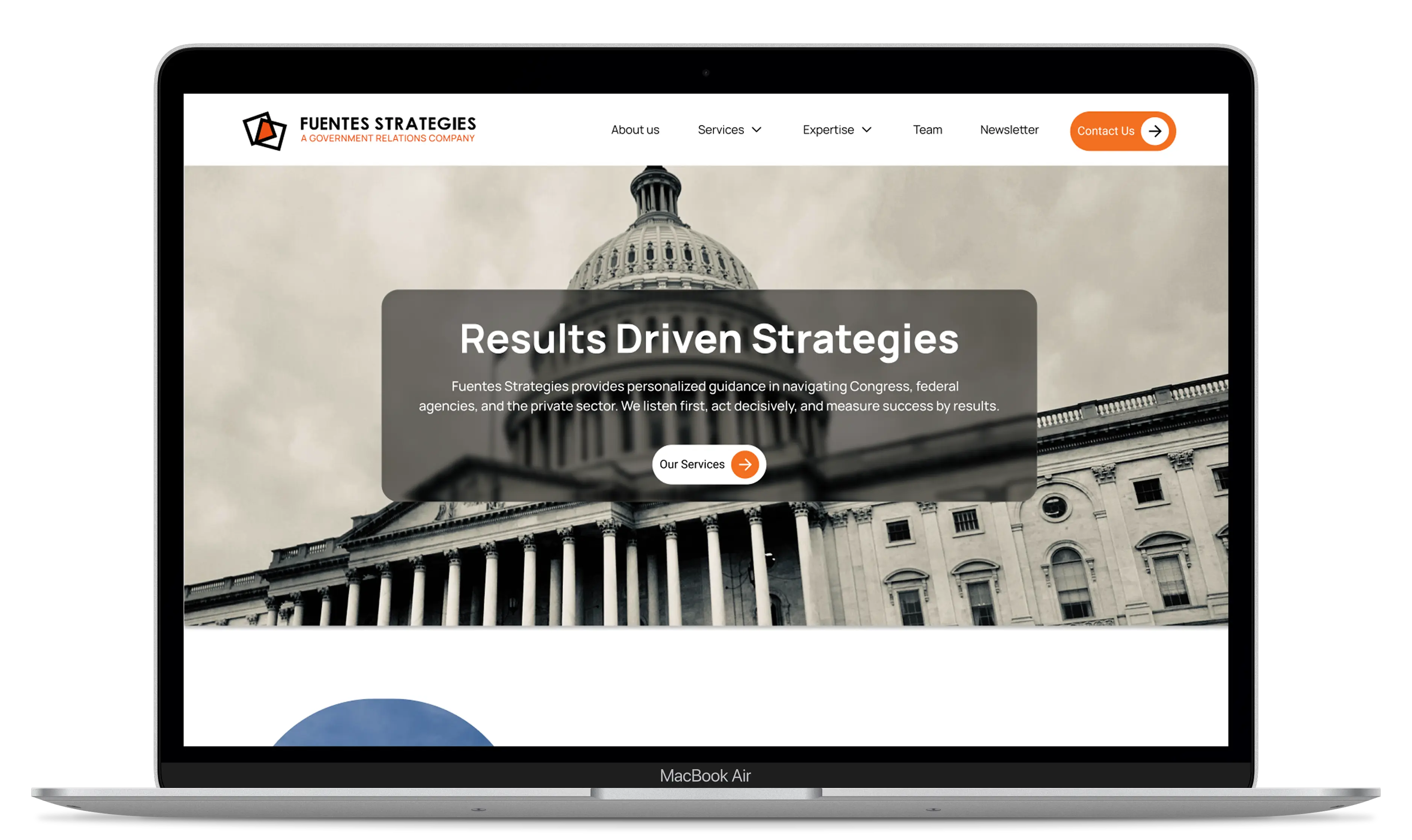 Fuentes Strategies government relations website