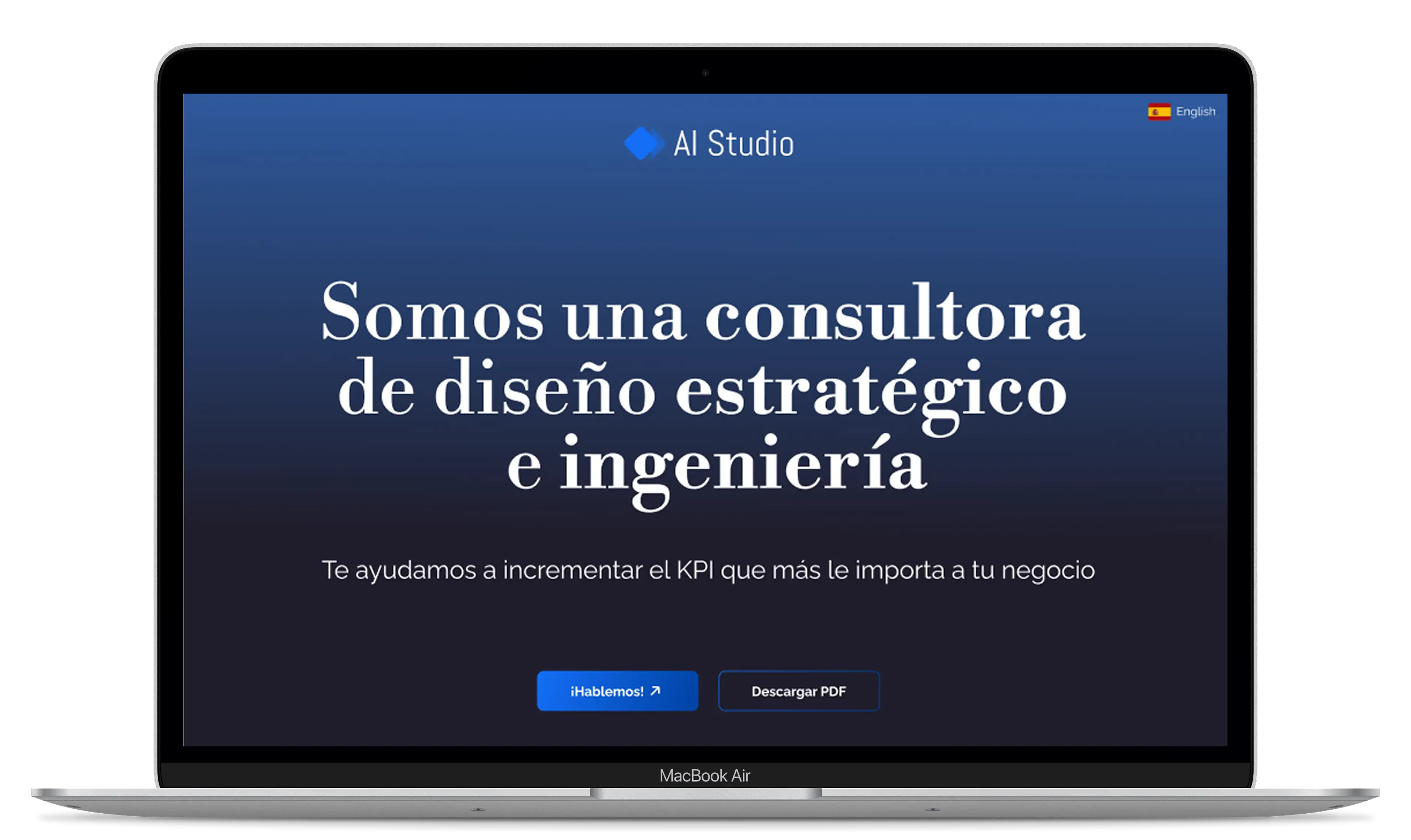 Home del sitio web de AI Studio