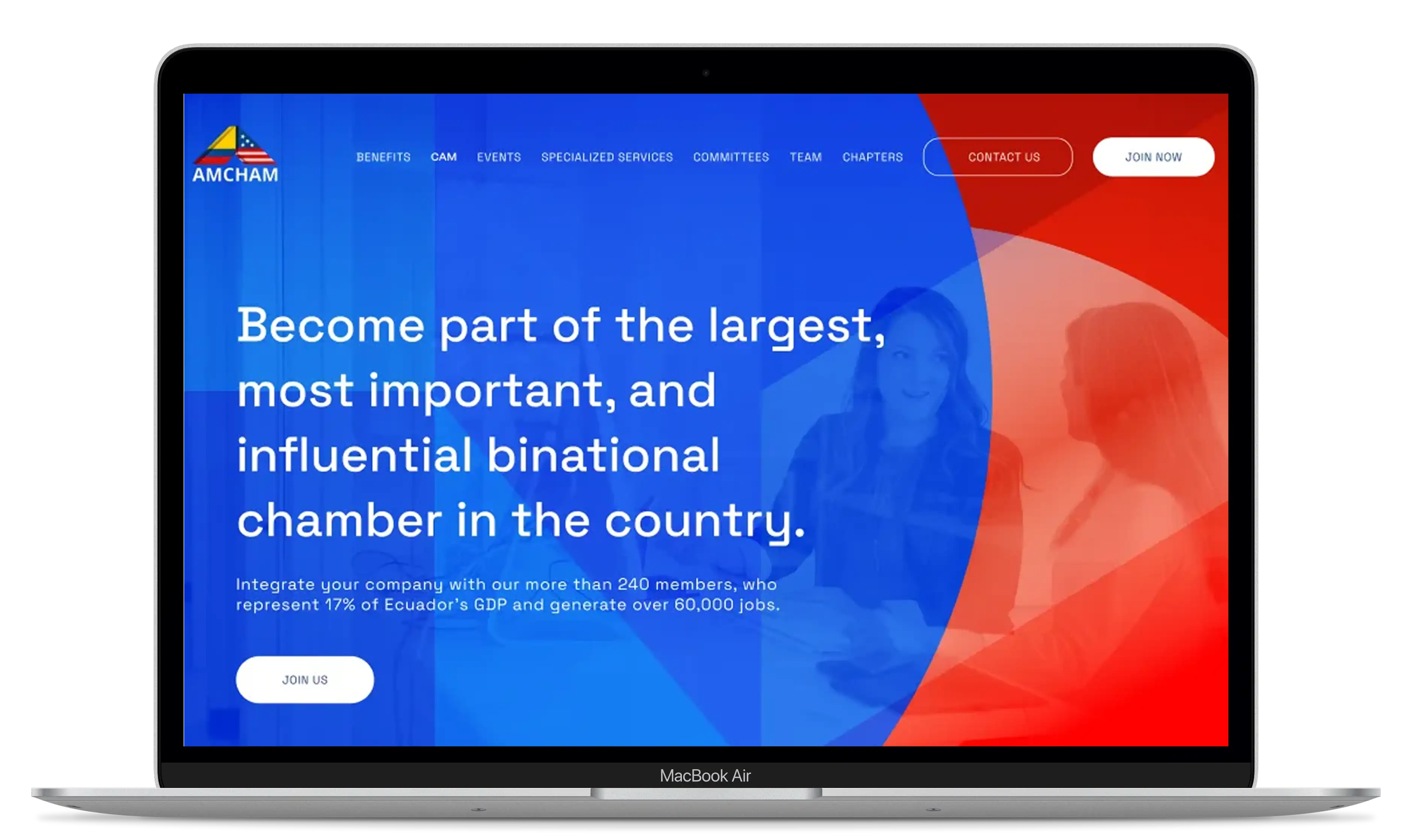 AMCHAM website homepage