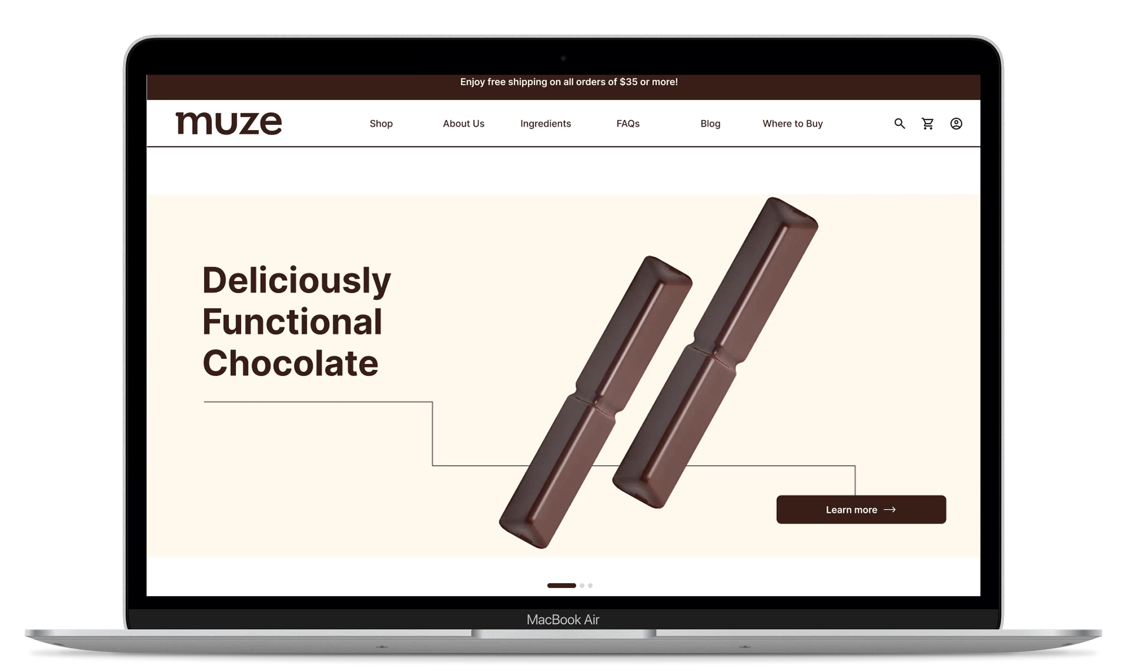 MUZE functional chocolate online store