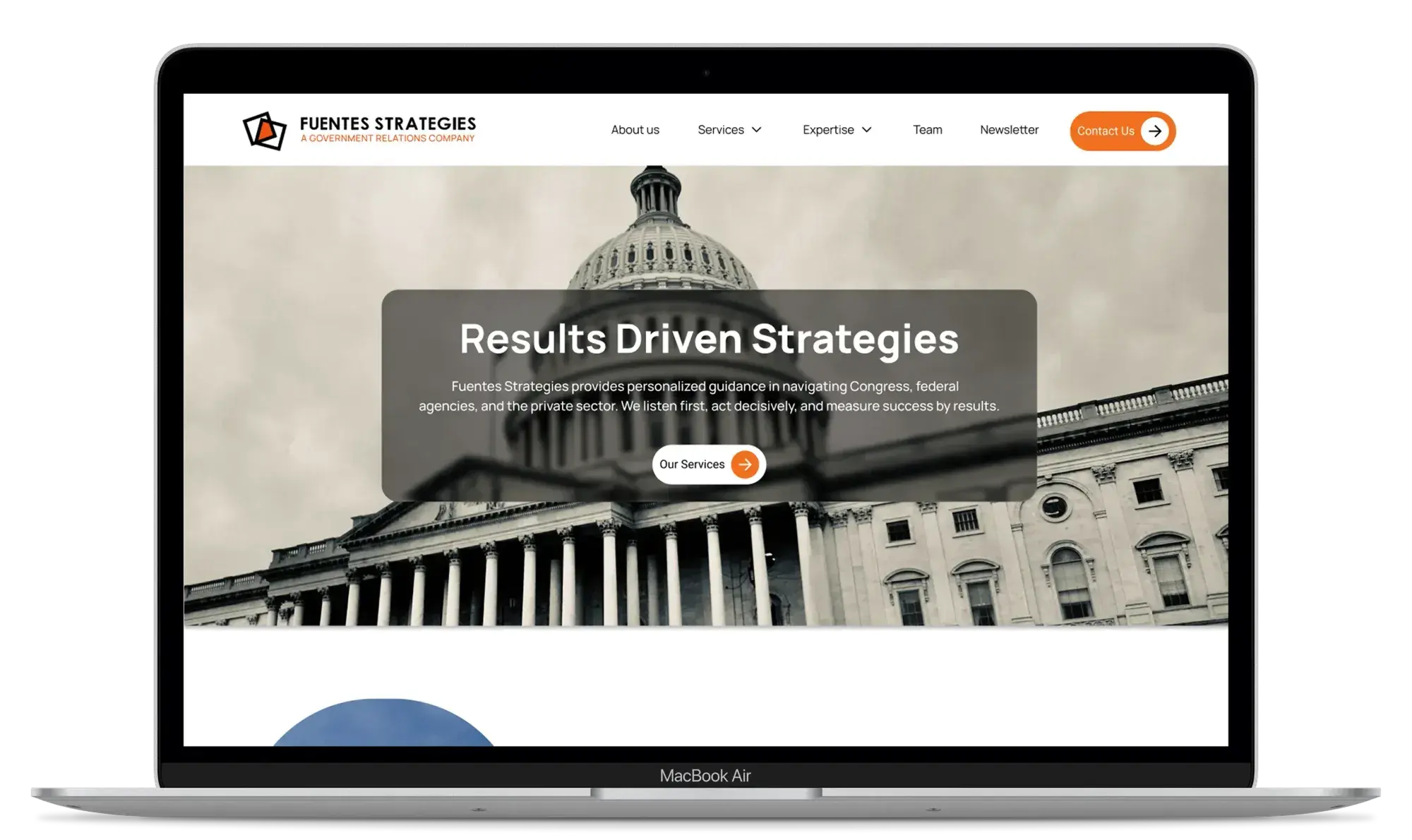 Sitio web de Fuentes Strategies