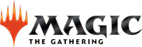 The logo for the trading card game Magic: The Gathering.