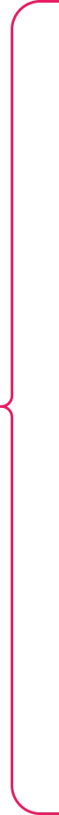 Key with a red outline shaped like a rectangle with rounded corners and two inward curves on sides.
