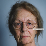 Senior woman with gray hair