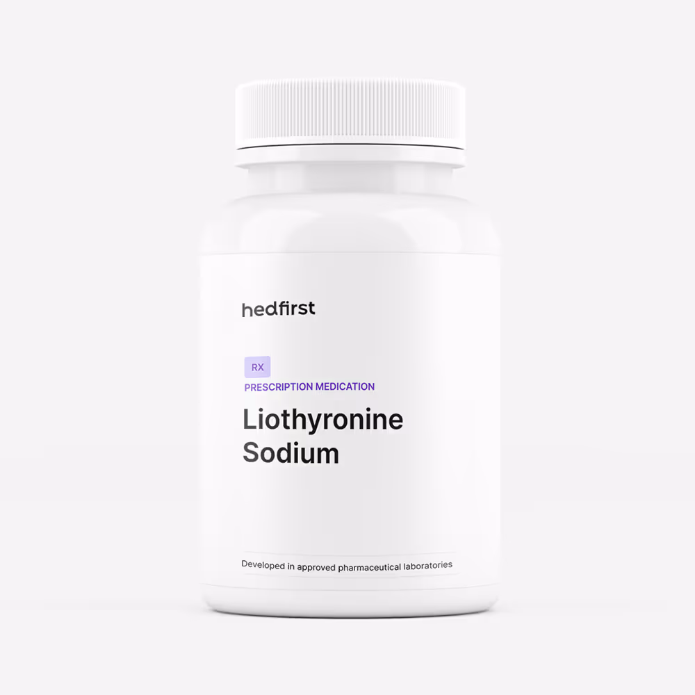 Hedfirst prescription medication Liothyronine Sodium for thyroid hormone regulation and treatment.