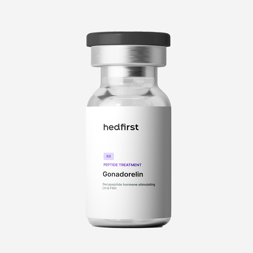 Hedfirst prescription medication bottle labeled Sildenafil and Tadalafil dual-action ED therapy.