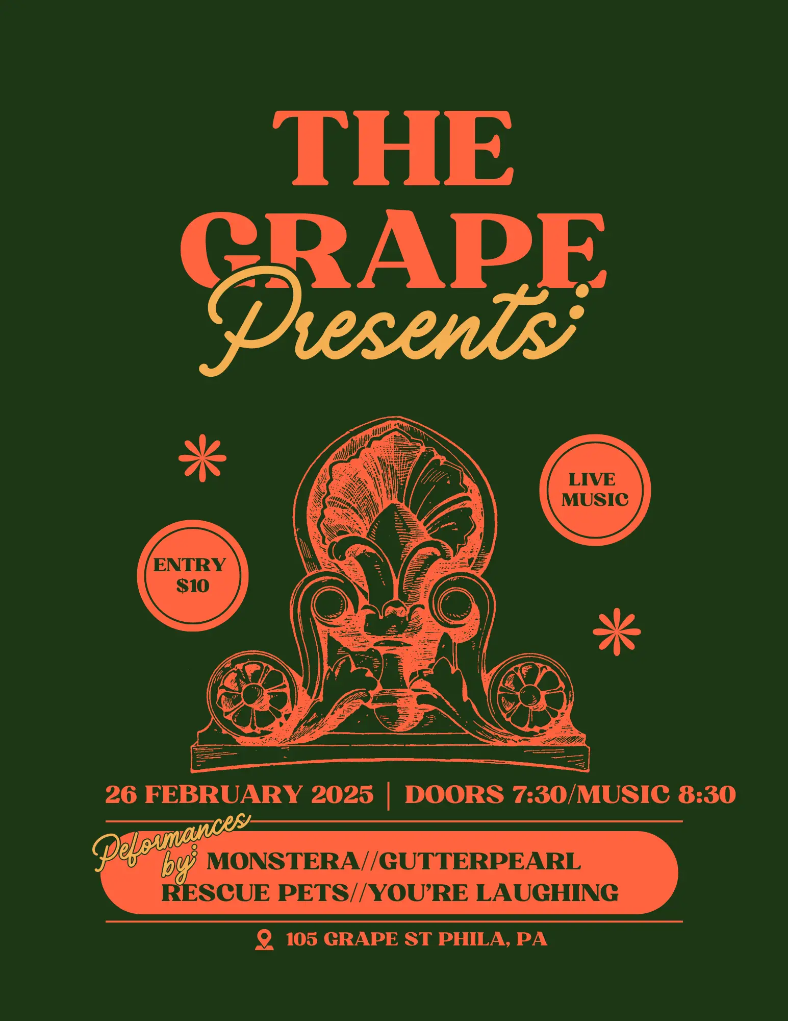 Monstera + Gutterpearl + Rescue Pets + You're Laughing