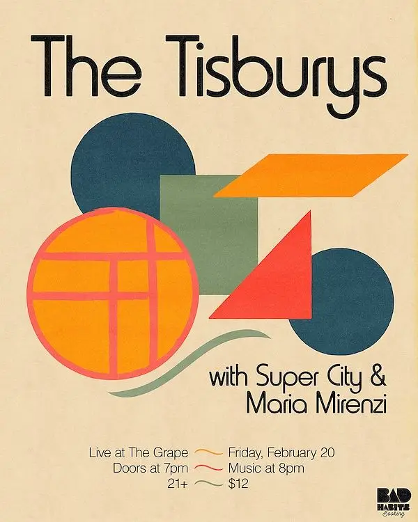The Tisburys with Super City & Maria Mirenzi