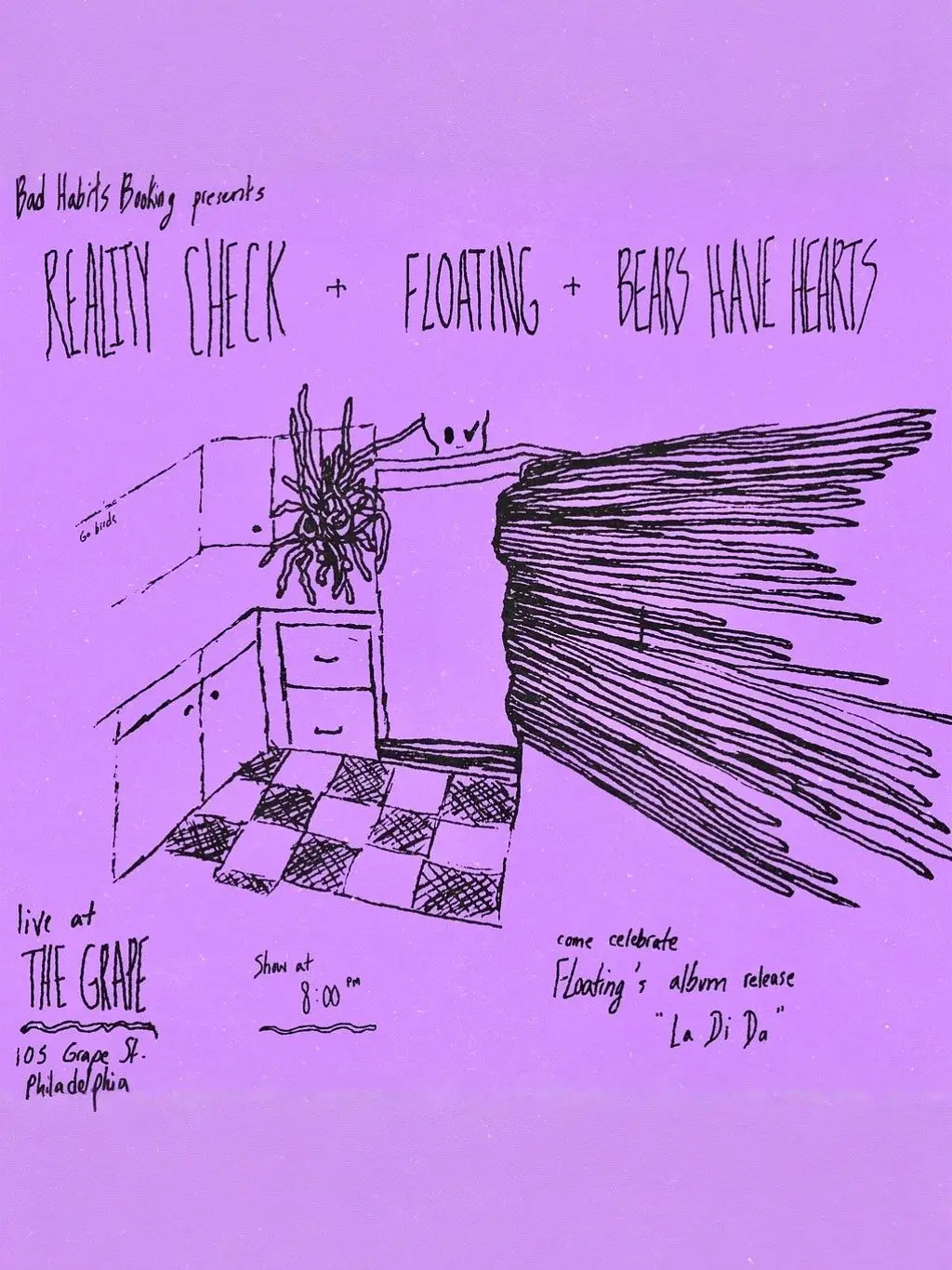 Reality Check + Floating ("La Di Da" Album Release) with Bears Have Hearts