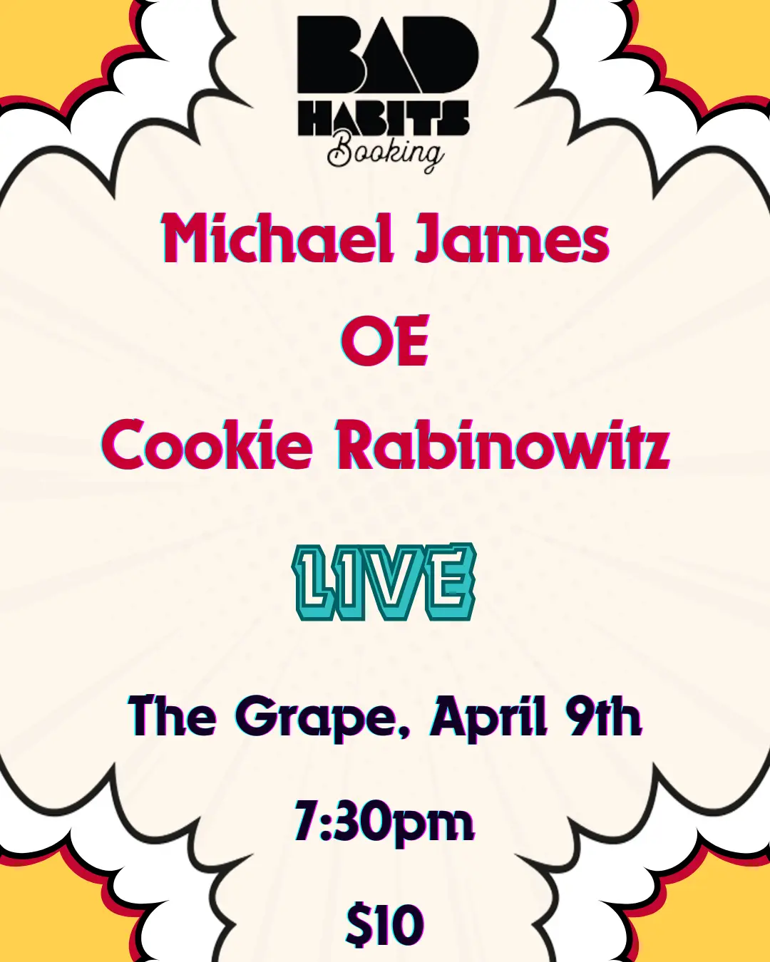 Michael James with OE + Cookie Rabinowitz