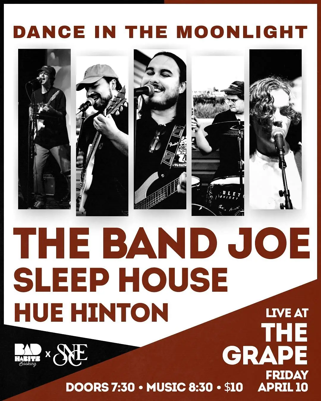 Dance in The Moonlight: The Band Joe with Sleep House + Hue Hinton