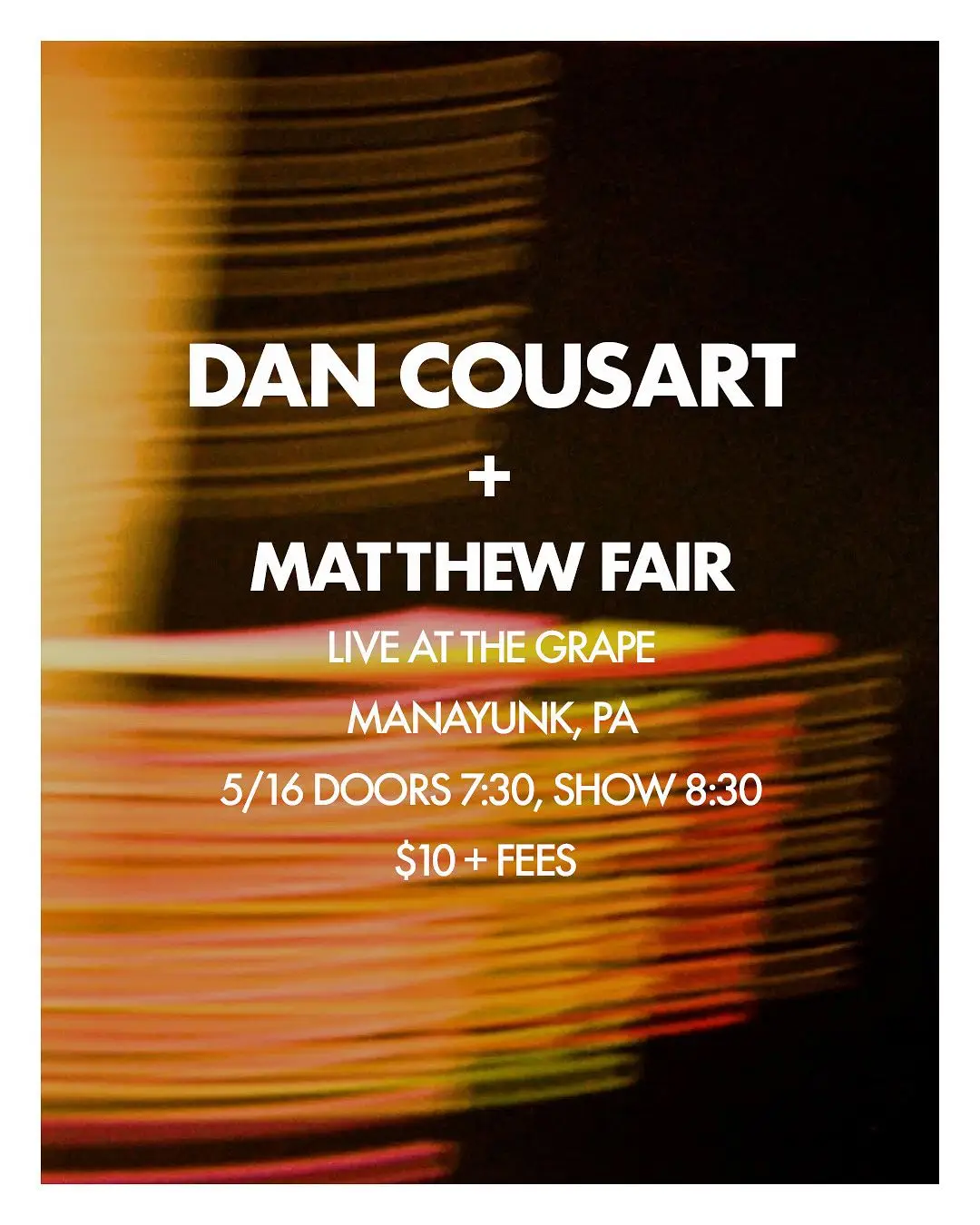 Dan Cousart with Matthew Fair