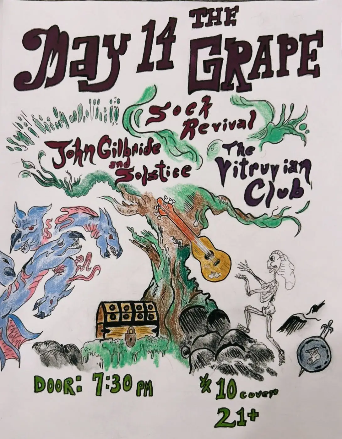 Sock Revival with John Gilbride & Solstice + The Vitruvian Club