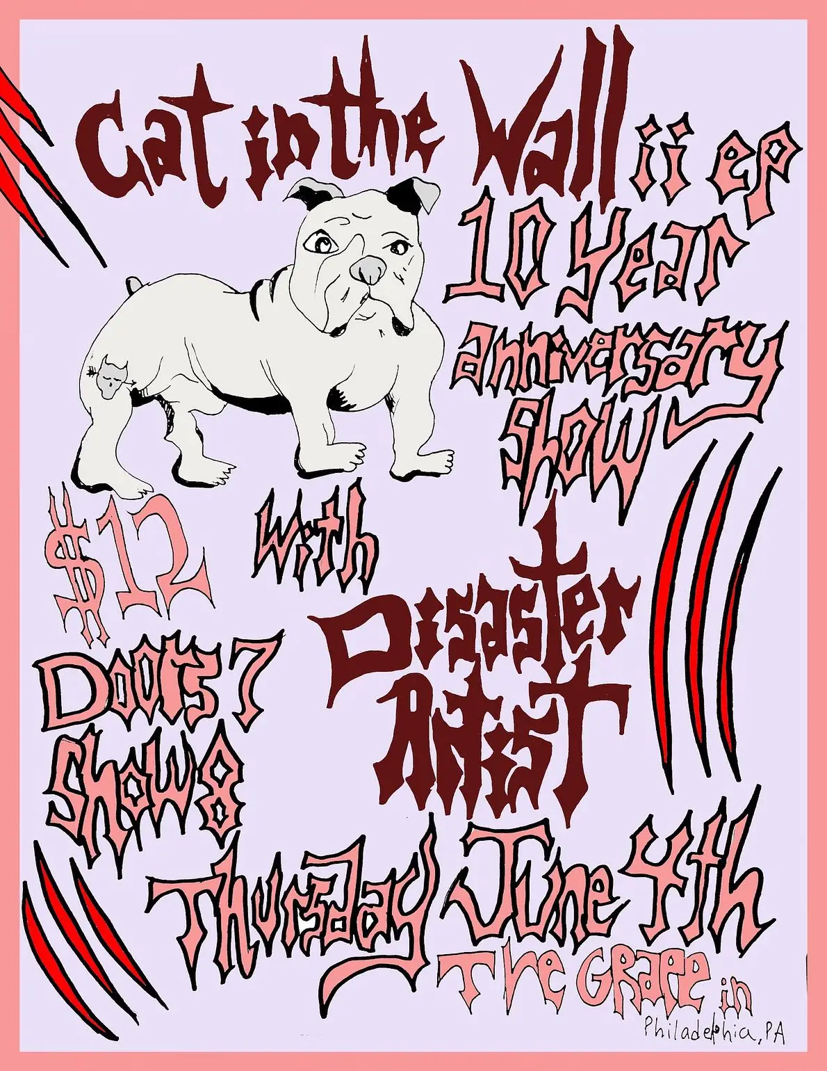 Cat in the Wall (II EP 10 Year Anniversary Show) with Disaster Artist