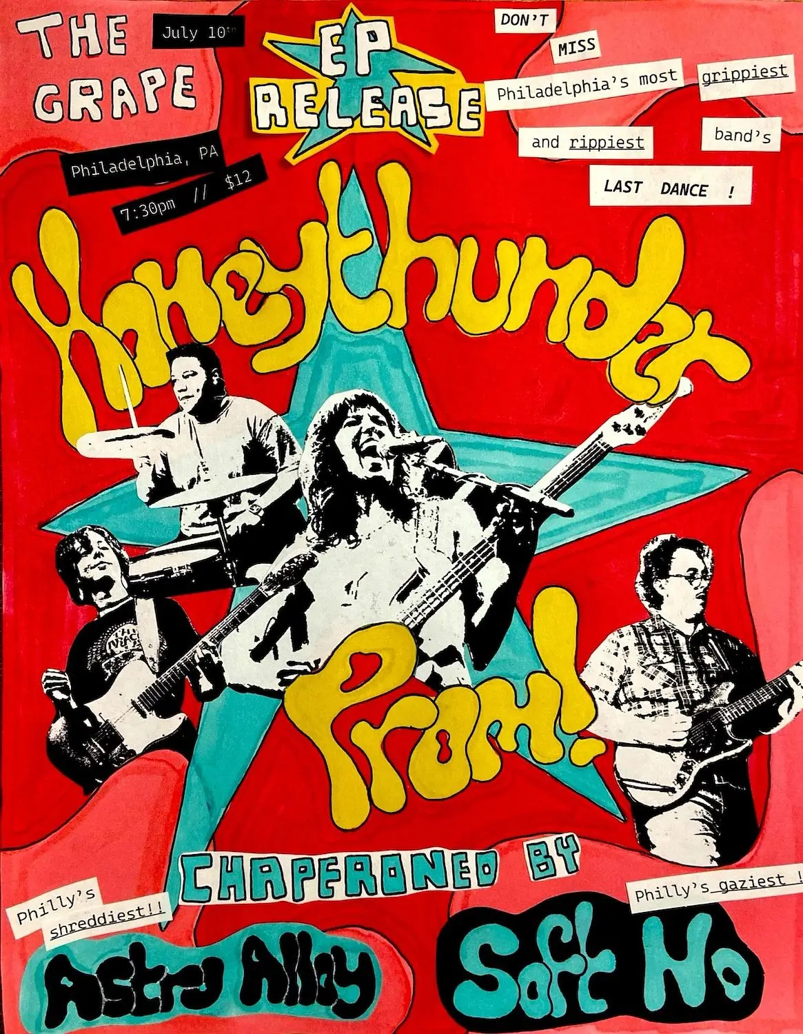 Honeythunder (EP Release) with Astro Alley + Soft No