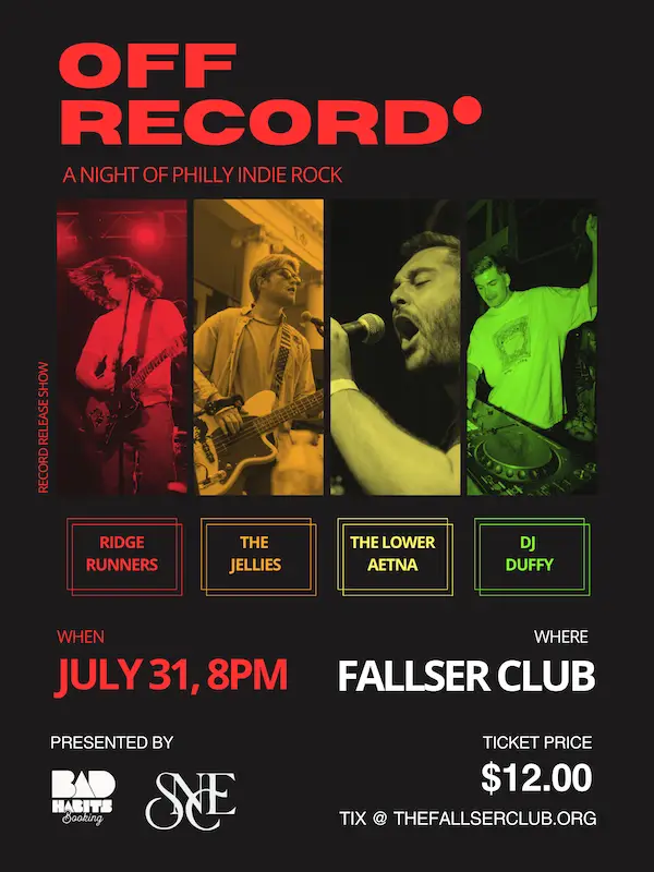Ridge Runners (Album Release) with The Jellies Band + The Lower Aetna ft. DJ Duffy @ The Grape (Moved to Fallser Club)