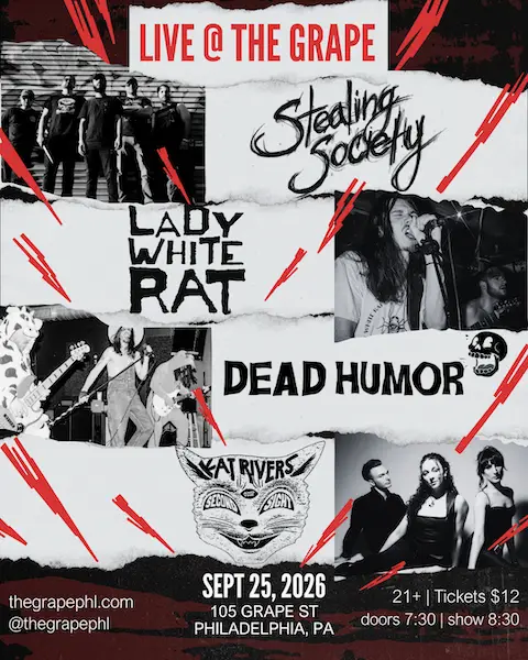 Stealing Society + Lady White Rat + Dead Humor + Kat Rivers & The Second Sight