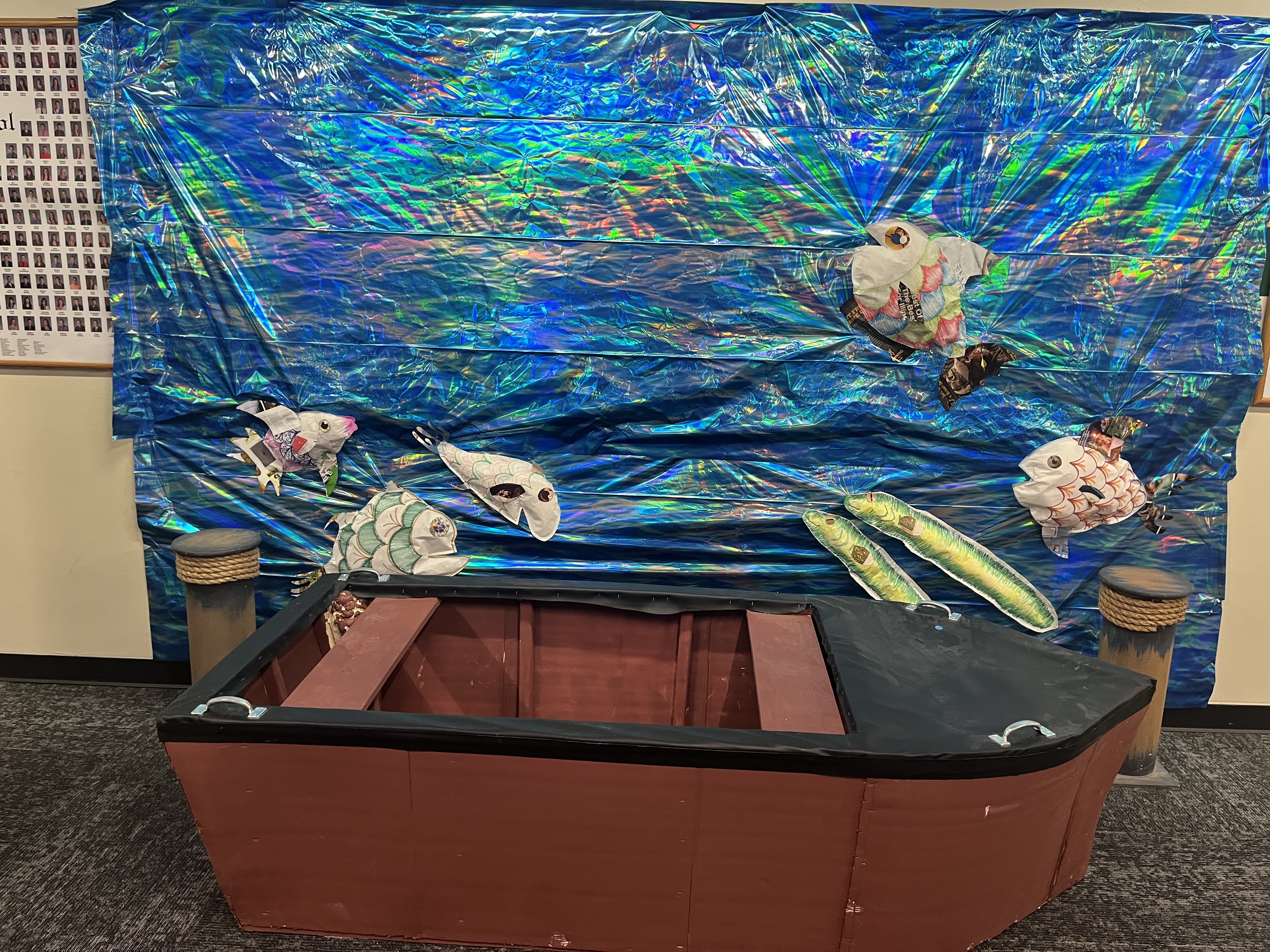 This is one of our photo opportunities, after some of the shows the main characters would  come out and take photos with all of the kids who came to see the show.