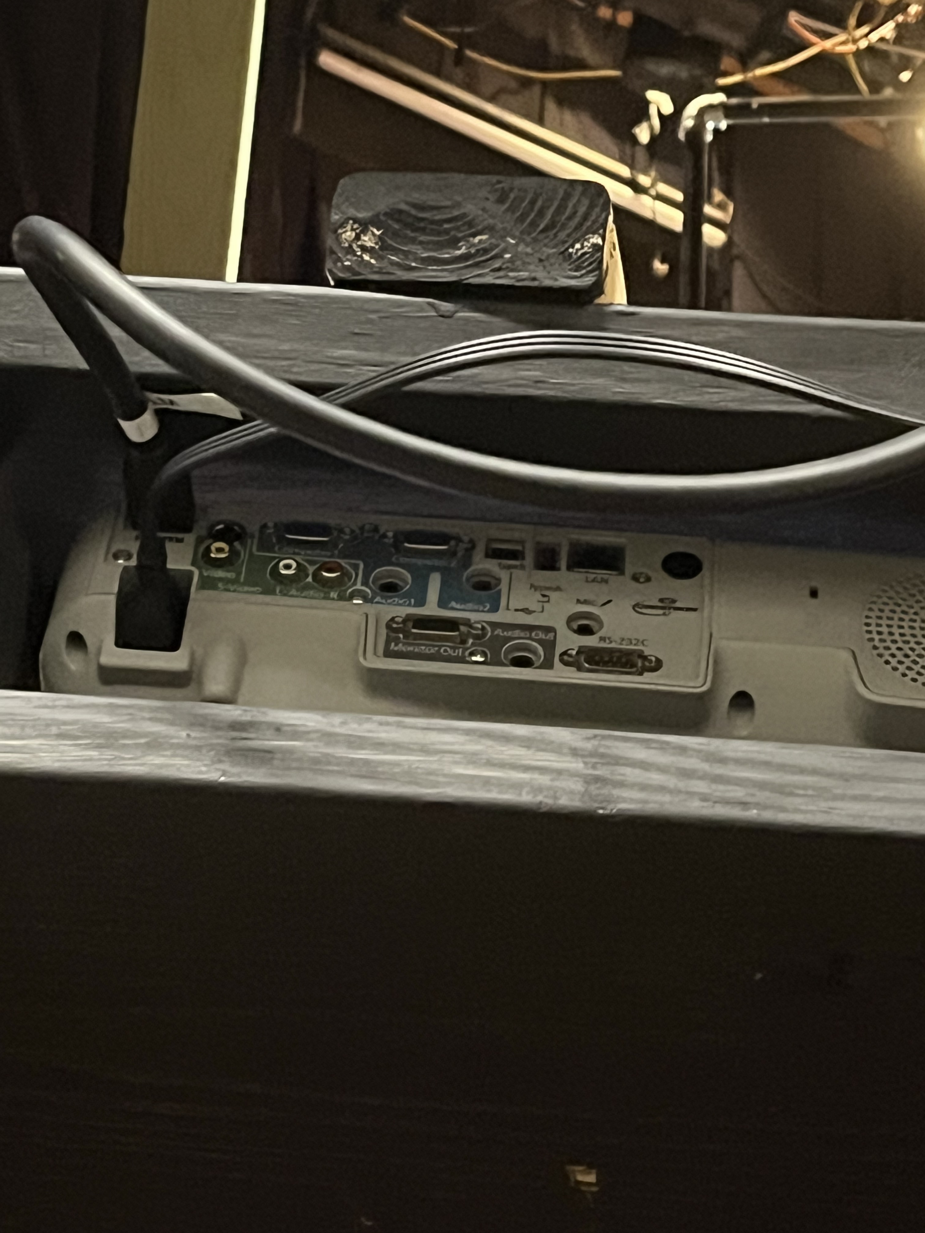 Here is a look at one of the projectors that we used for this show.