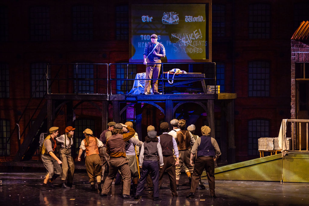 We projected animations on top of still images to make the chalkboard change in the middle of the scene.