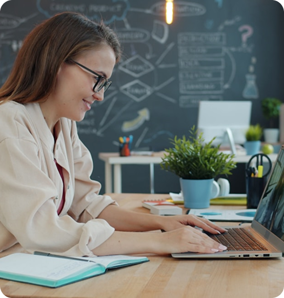 User looking at Wave