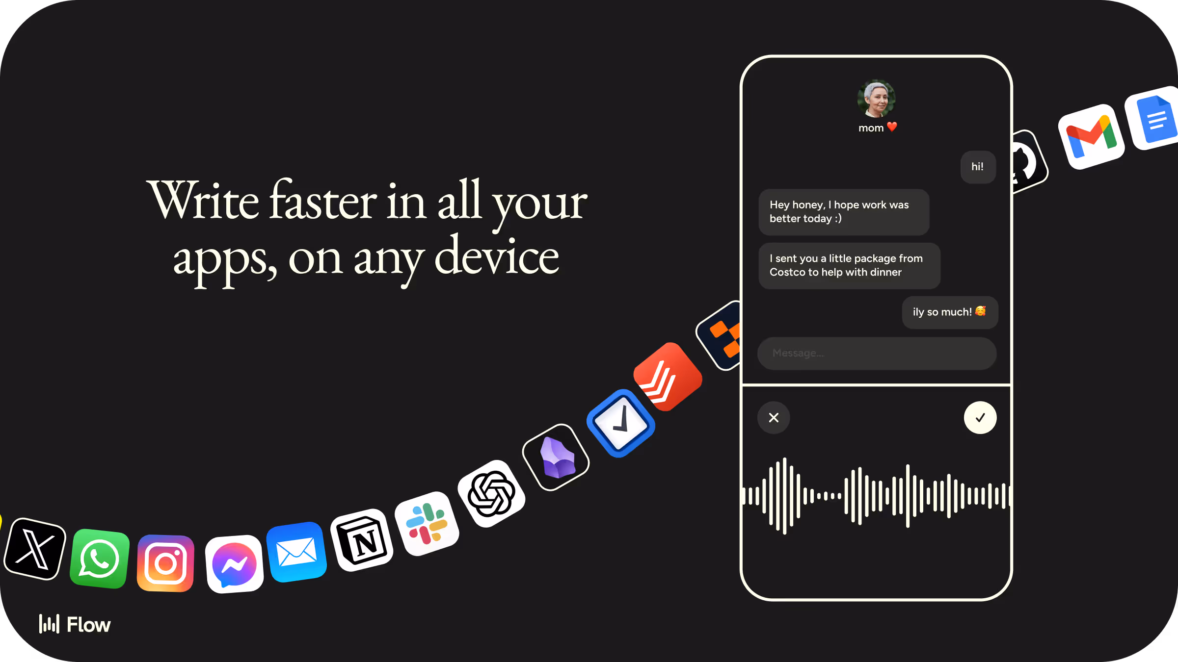 Write faster in all your apps, on any device
