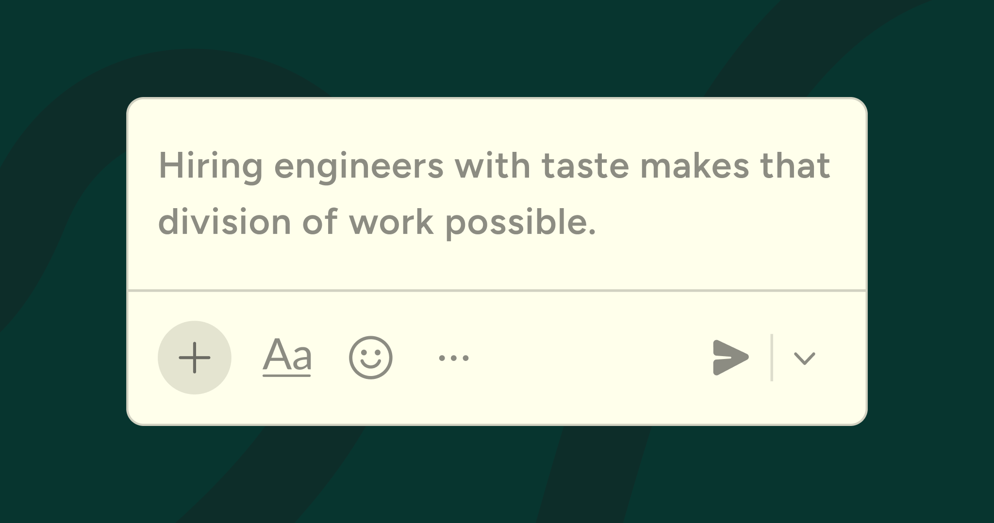 What we mean when we hire for product taste