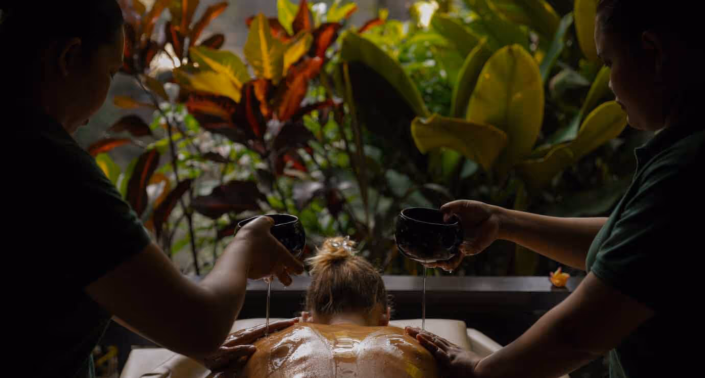Guest at Sukhavati Ayurvedic Retreat & Spa Bali Bali wellness resort