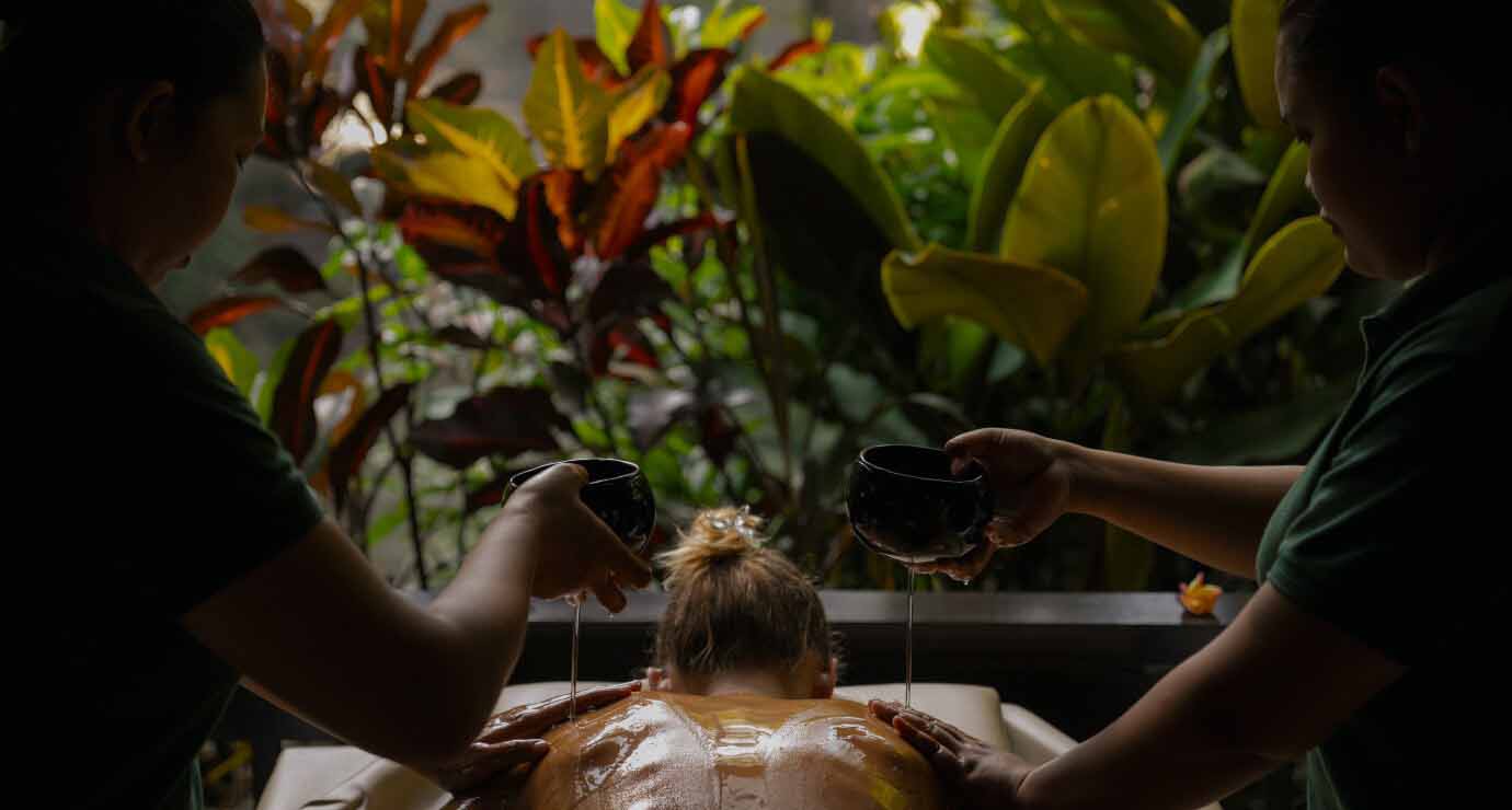 Guest at Sukhavati Ayurvedic Retreat & Spa Bali Bali wellness resort