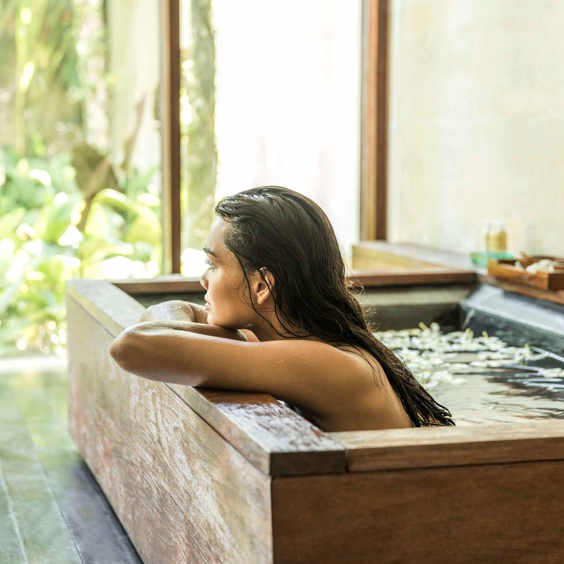 Guest at COMO Shambhala Estate Bali wellness resort