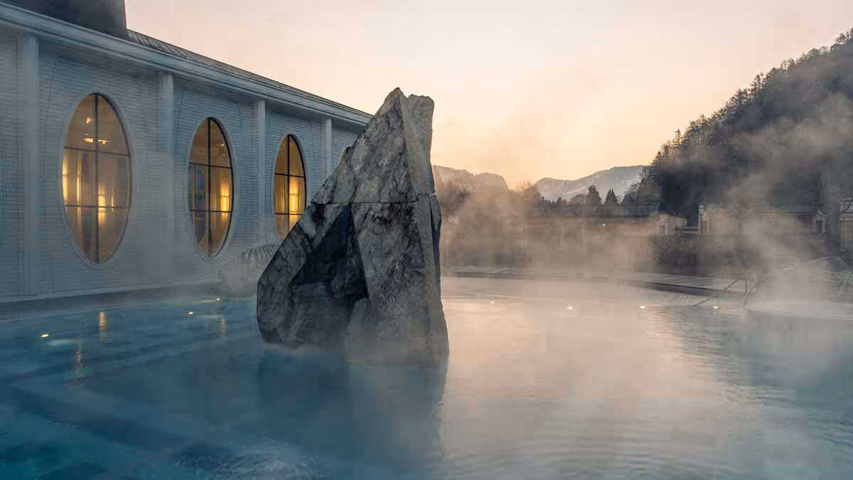 Hotspring at Grand Resort Bad Ragaz Switzerland wellness resort
