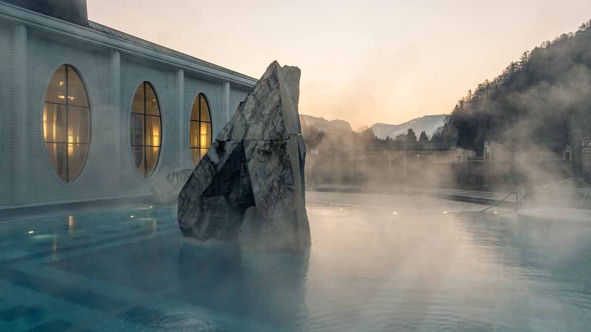 Hotspring at Grand Resort Bad Ragaz Switzerland wellness resort