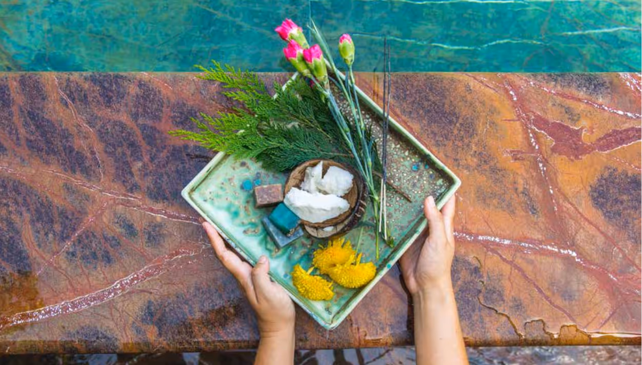 Spa products at Chablé Maroma Mexico wellness resort