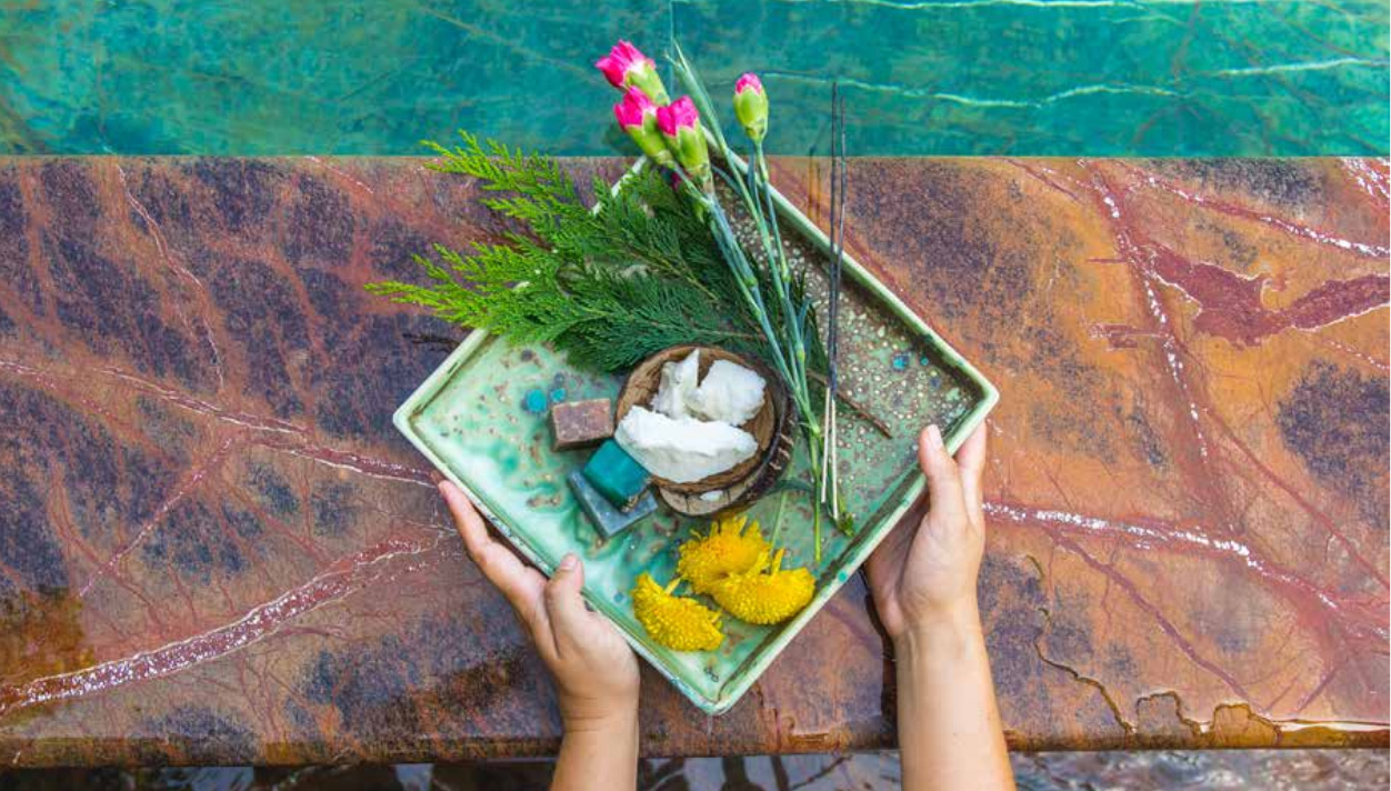 Spa products at Chablé Maroma Mexico wellness resort